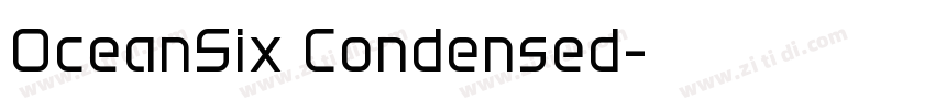 OceanSix Condensed字体转换